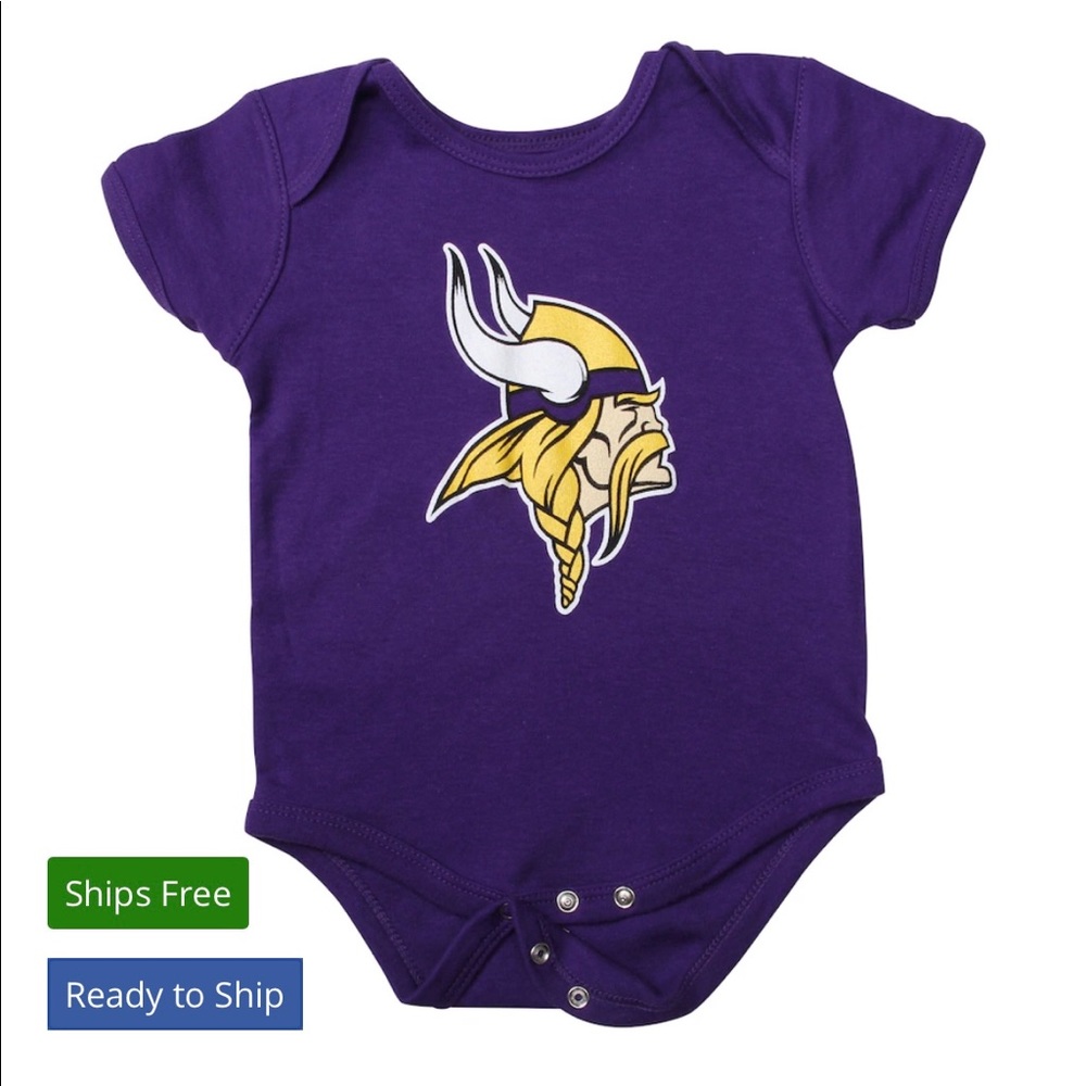3-6m Vikings Onesie